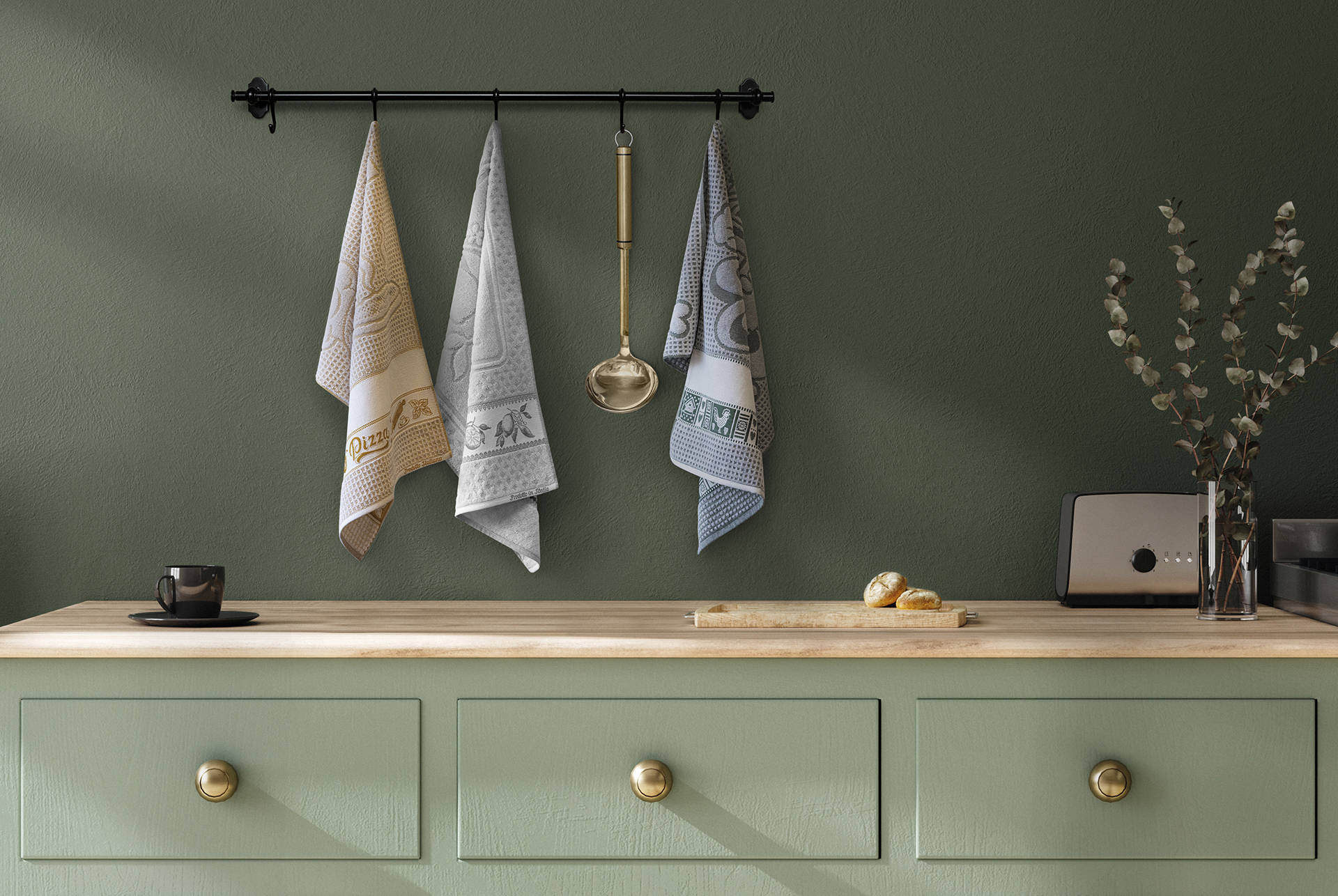 Cotton towel for kitchen